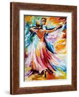 Dance Waltz-Leonid Afremov-Framed Art Print
