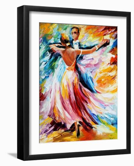 Dance Waltz-Leonid Afremov-Framed Art Print