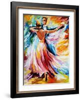 Dance Waltz-Leonid Afremov-Framed Art Print