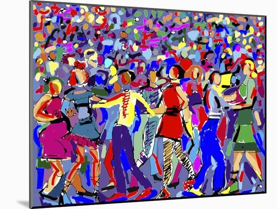 Dance-Diana Ong-Mounted Giclee Print