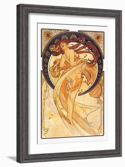 Dance-Alphonse Mucha-Framed Art Print