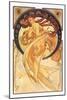 Dance-Alphonse Mucha-Mounted Art Print