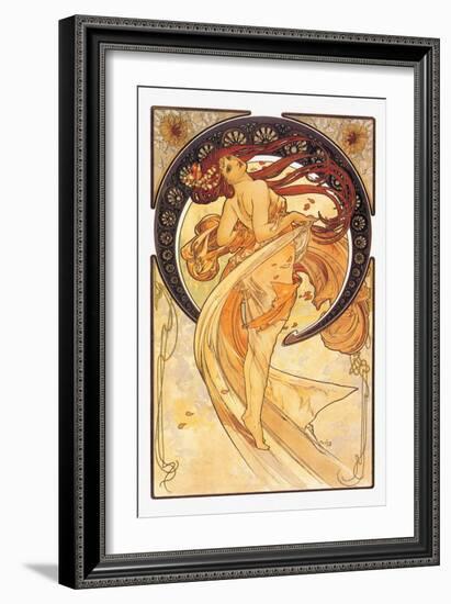 Dance-Alphonse Mucha-Framed Art Print