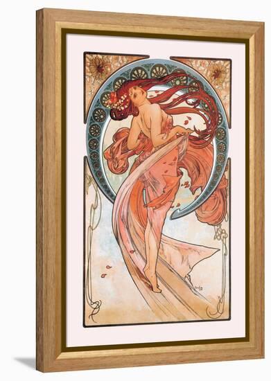 Dance-Alphonse Mucha-Framed Stretched Canvas