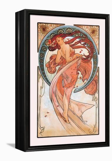 Dance-Alphonse Mucha-Framed Stretched Canvas