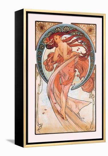 Dance-Alphonse Mucha-Framed Stretched Canvas