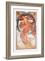 Dance-Alphonse Mucha-Framed Art Print