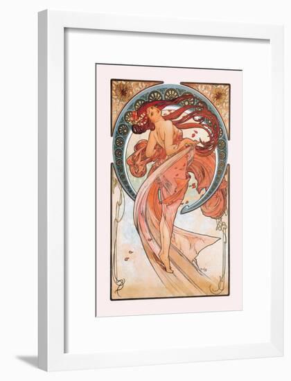 Dance-Alphonse Mucha-Framed Art Print