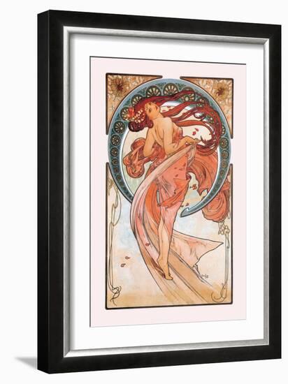 Dance-Alphonse Mucha-Framed Art Print