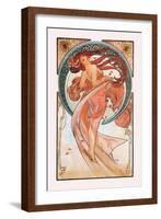 Dance-Alphonse Mucha-Framed Art Print