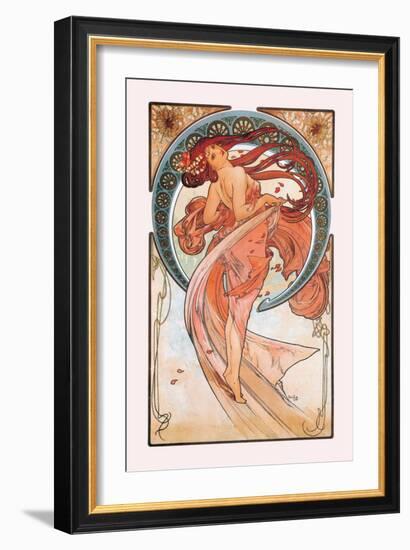Dance-Alphonse Mucha-Framed Art Print