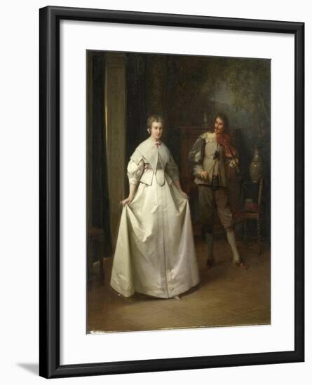 Dance-Aime Gabriel Adolphe Bourgoin-Framed Art Print