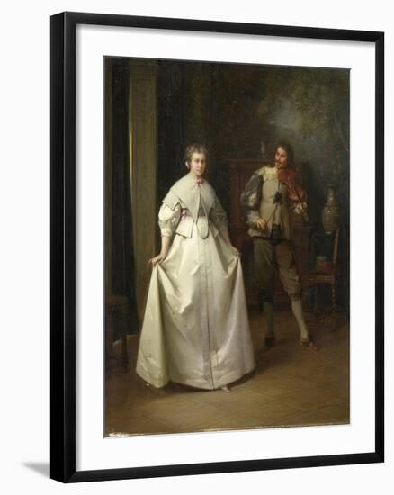 Dance-Aime Gabriel Adolphe Bourgoin-Framed Art Print