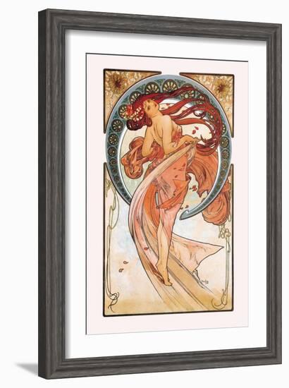 Dance-Alphonse Mucha-Framed Art Print