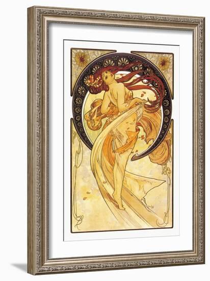 Dance-Alphonse Mucha-Framed Art Print