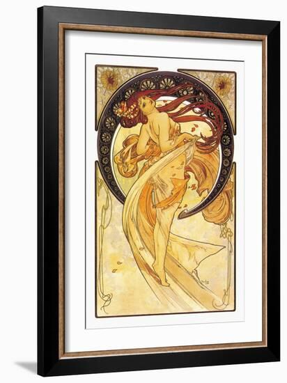 Dance-Alphonse Mucha-Framed Art Print