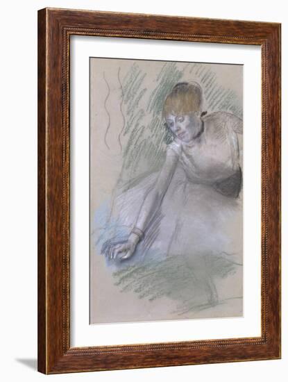 Dancer, 1880-85-Edgar Degas-Framed Giclee Print