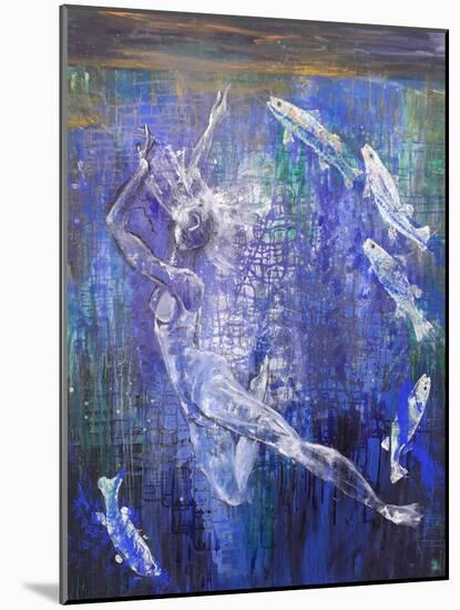 Dancer, 2020 (Oil on Canvas)-jocasta shakespeare-Mounted Giclee Print