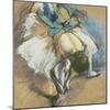 Dancer Adjusting Her Shoes, about 1880/85-Edgar Degas-Mounted Giclee Print