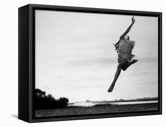 Dancer Anita John, of Anita John School of Dance-Gjon Mili-Framed Premier Image Canvas