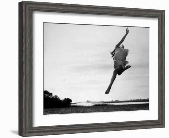 Dancer Anita John, of Anita John School of Dance-Gjon Mili-Framed Photographic Print