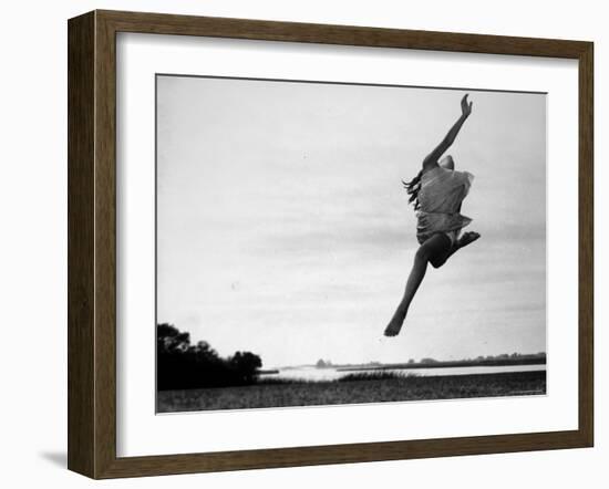 Dancer Anita John, of Anita John School of Dance-Gjon Mili-Framed Photographic Print