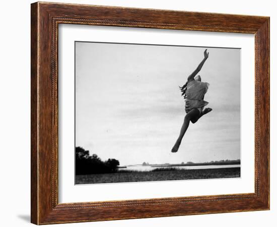 Dancer Anita John, of Anita John School of Dance-Gjon Mili-Framed Photographic Print