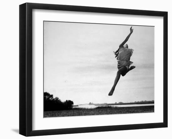 Dancer Anita John, of Anita John School of Dance-Gjon Mili-Framed Photographic Print
