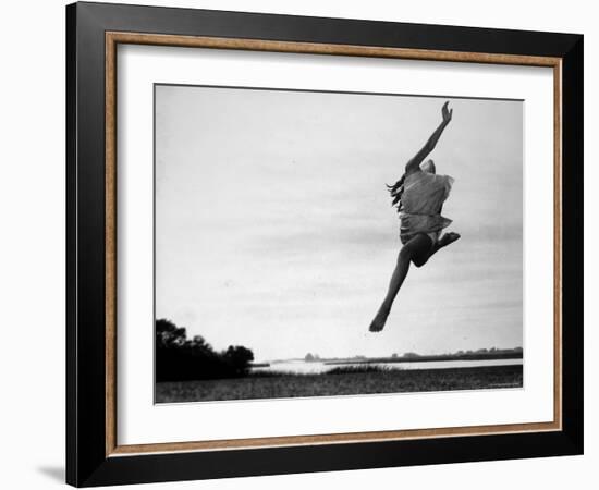 Dancer Anita John, of Anita John School of Dance-Gjon Mili-Framed Photographic Print