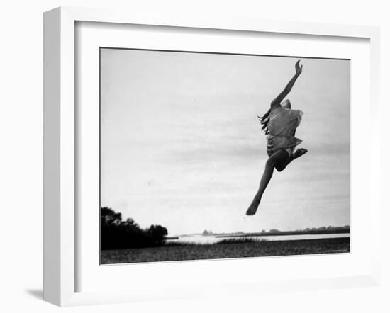 Dancer Anita John, of Anita John School of Dance-Gjon Mili-Framed Photographic Print