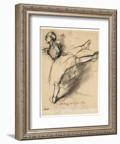 Dancer at the Bar-Edgar Degas-Framed Giclee Print