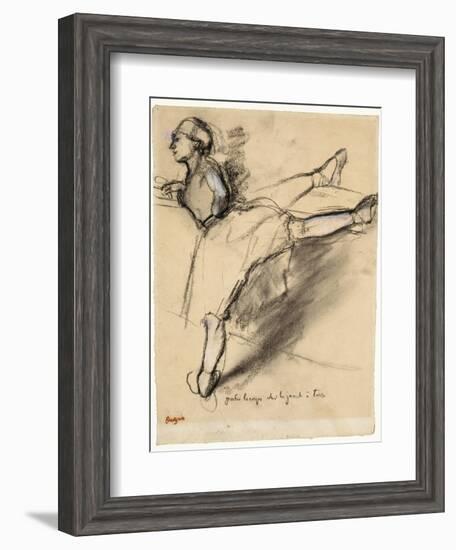 Dancer at the Bar-Edgar Degas-Framed Giclee Print