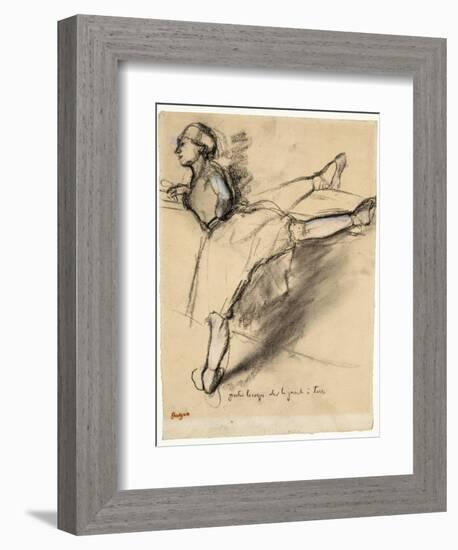 Dancer at the Bar-Edgar Degas-Framed Giclee Print