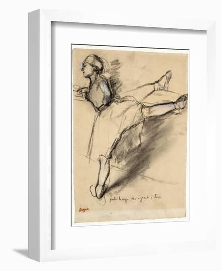 Dancer at the Bar-Edgar Degas-Framed Giclee Print