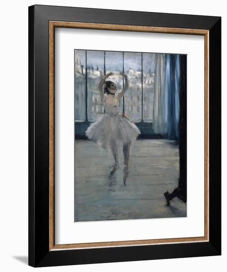 Dancer at the Photographer, 1875-Edgar Degas-Framed Giclee Print