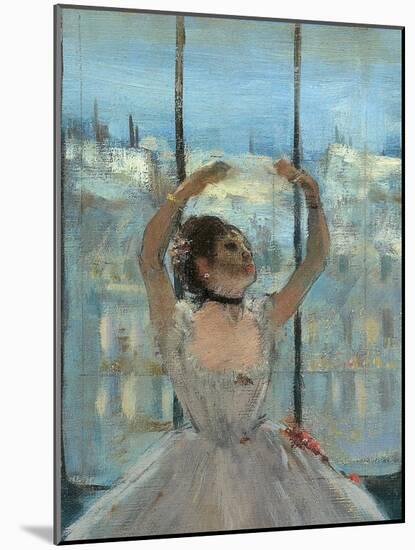 Dancer at the Photographers Studio-Edgar Degas-Mounted Art Print