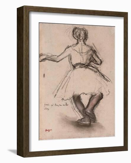 Dancer, Back View-Edgar Degas-Framed Giclee Print