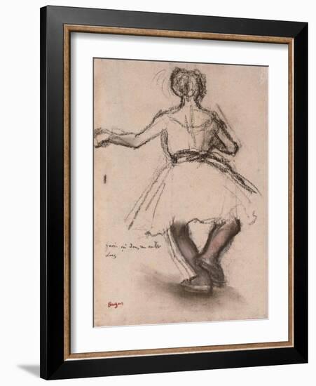 Dancer, Back View-Edgar Degas-Framed Giclee Print