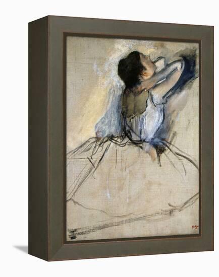 Dancer, C. 1874-Edgar Degas-Framed Premier Image Canvas