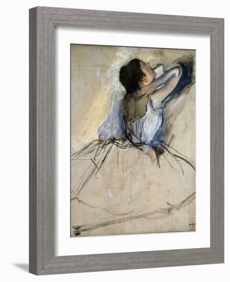 Dancer, C. 1874-Edgar Degas-Framed Premium Giclee Print