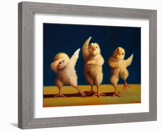 Dancer Chicks-Lucia Heffernan-Framed Art Print