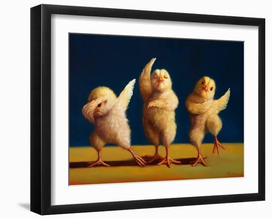 Dancer Chicks-Lucia Heffernan-Framed Art Print