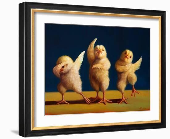 Dancer Chicks-Lucia Heffernan-Framed Art Print