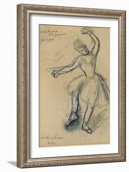 Dancer; Danseuse, 1880s-Edgar Degas-Framed Giclee Print