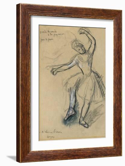 Dancer; Danseuse, 1880s-Edgar Degas-Framed Giclee Print