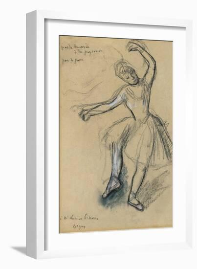 Dancer; Danseuse, 1880s-Edgar Degas-Framed Giclee Print