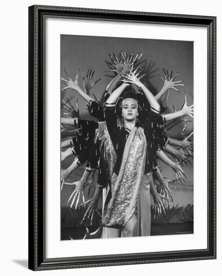 Dancer Elizabeth Guasch During the Philippine Festival-Ralph Crane-Framed Photographic Print