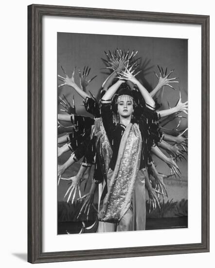 Dancer Elizabeth Guasch During the Philippine Festival-Ralph Crane-Framed Photographic Print