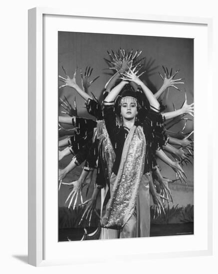 Dancer Elizabeth Guasch During the Philippine Festival-Ralph Crane-Framed Photographic Print