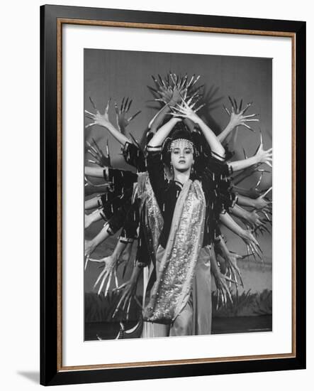 Dancer Elizabeth Guasch During the Philippine Festival-Ralph Crane-Framed Photographic Print